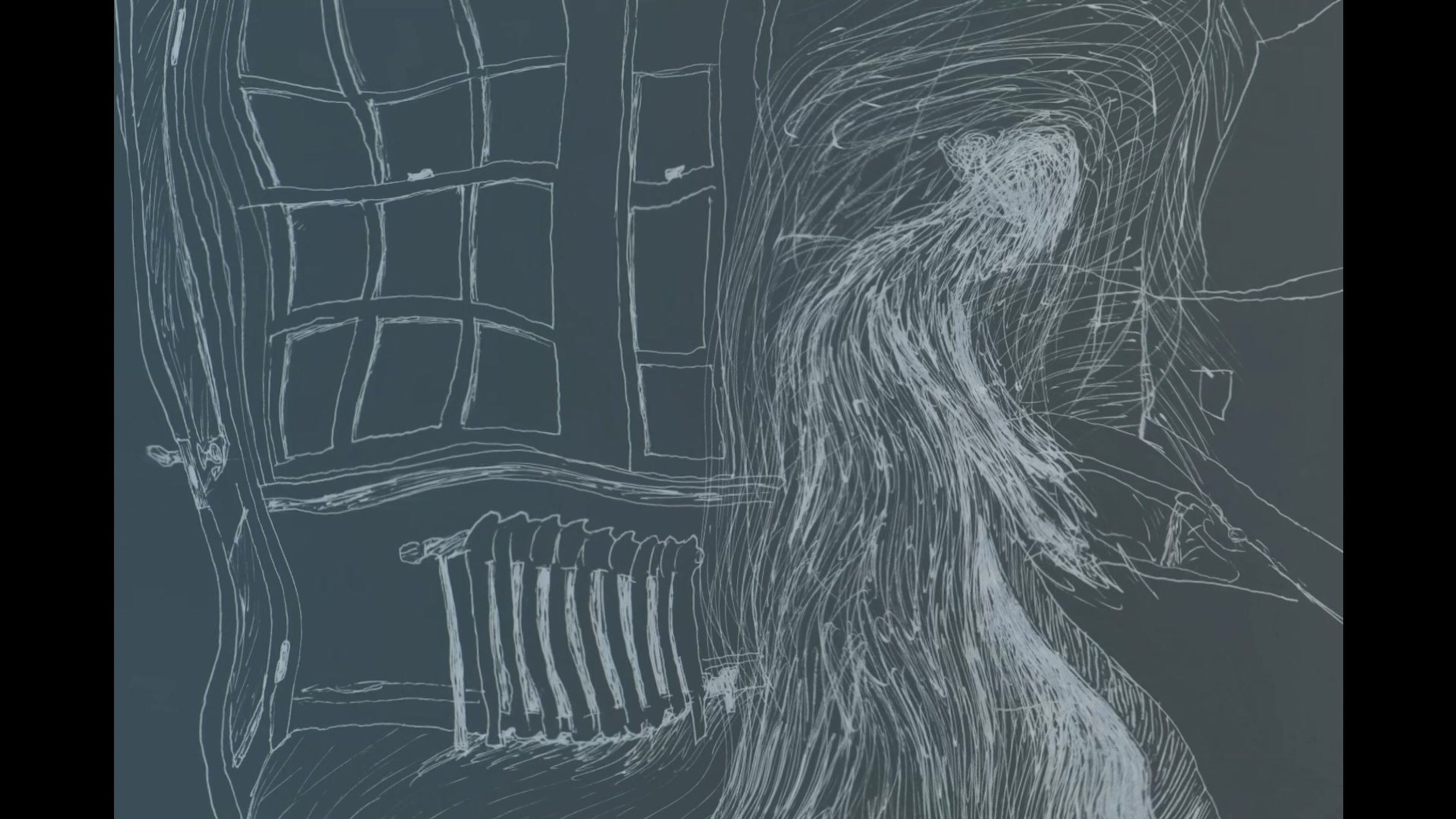 the lady by the sink